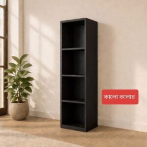 বুক সেলফ কালো কালার